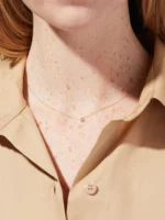 925 Silver Diamond Solitaire Necklace