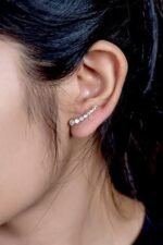 925 Silver Ear Climber - Image 3