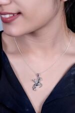 925 Silver Unicorn Pendant - Image 3