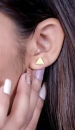 925 Silver Tri Studs - Image 3