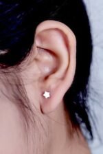 925 Sterling Silver Star Studs - Image 4