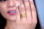 925 Silver Double Name Ring