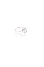 925 Silver Square Diamond Ring