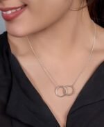 925 Silver Link Circle Pendant - Image 5