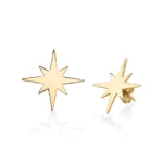 Swarish Starbust Silver Stud