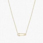 925 Sterling Silver Safety Pin Necklace - Image 5