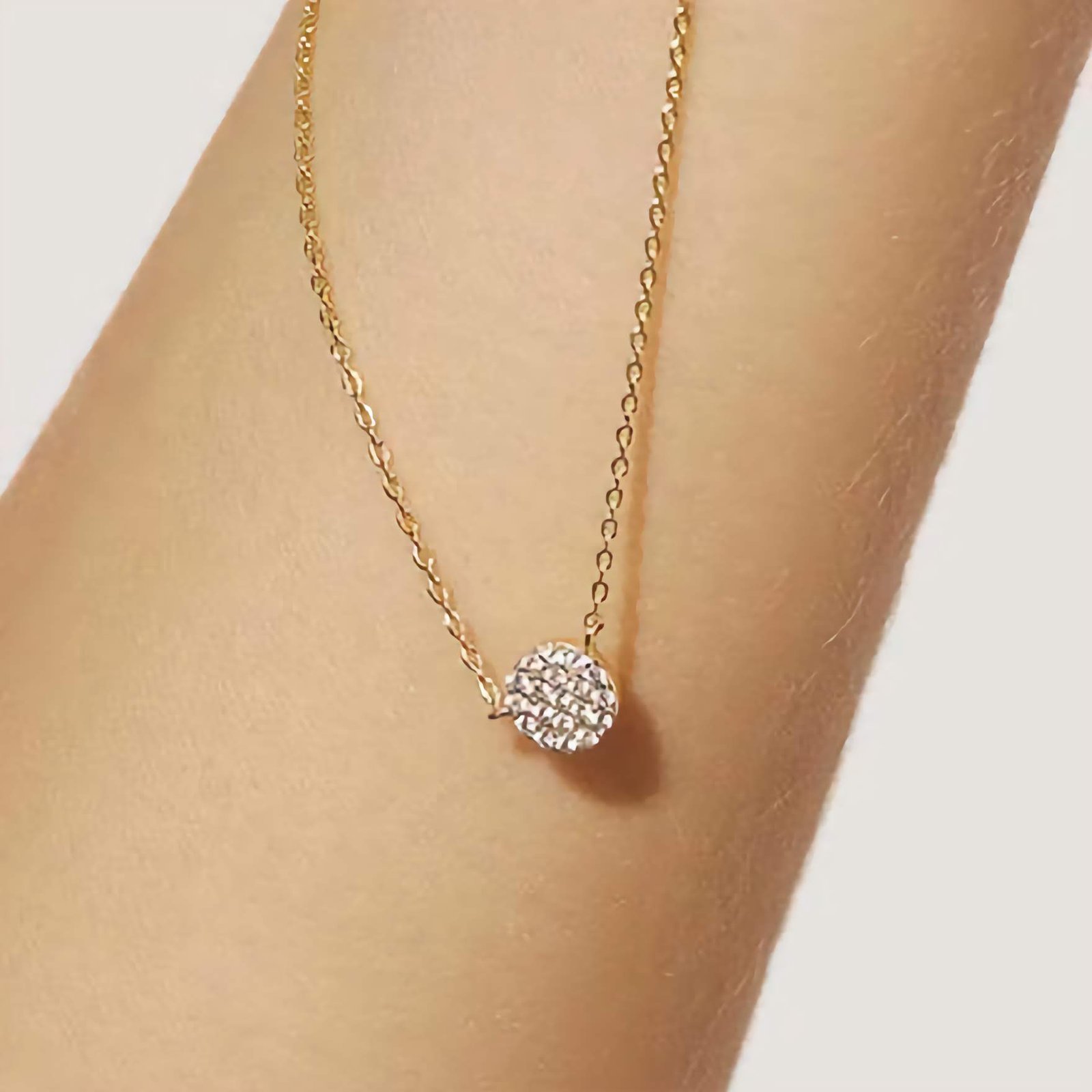 925-Sterling-Silver-Tiny-Disc-Pendant-edited.jpg 925 Sterling Silver Tiny Disc Pendant - Image 1