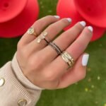 925 Silver Black Diamond Eternity Band - Image 2