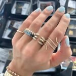 925 Silver Diamond Claw Ring - Image 5