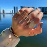 925 Silver Diamond Claw Ring - Image 4