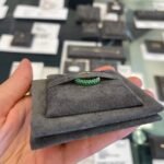 925 Silver Domed Gemstone Ring - Image 4