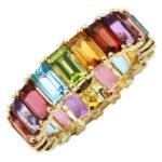 925 Silver Rainbow Eternity Band - Image 2