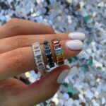 925 Silver Rainbow Eternity Band - Image 5