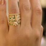 925 Silver Gemstone Baguette and Bezel Eternity Ring - Image 3