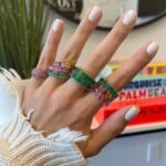 925 Silver Gemstone Pave Signet Ring - Image 8