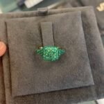 925 Silver Gemstone Pave Signet Ring - Image 6