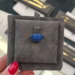 925 Silver Gemstone Pave Signet Ring - Image 5