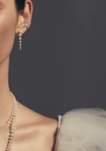 925 Silver Pearl Short Drop Earrings - Image 2