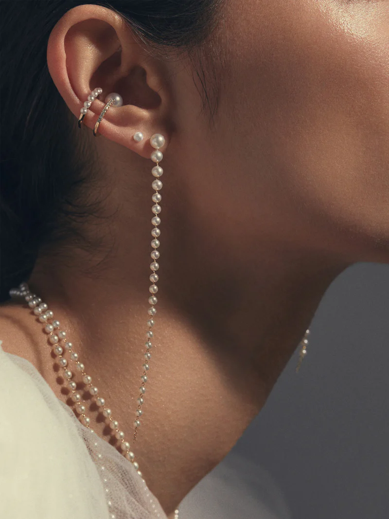 Image_Ocrop_800x.webp 925 Silver Long Cascading Pearl Earrings - Image 1