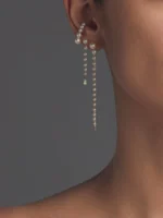 925 Silver Pearl Drop Earrings - Image 2