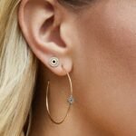 925 Silver Enamel Small Evil Eye Stud - Image 2