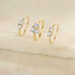 925 Silver Simple 3 Stone Ring - Image 3