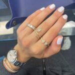 925 Silver Multi-shape Diamond Fluted Cuff Ring - Image 4