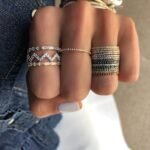 925 Silver Birthstone Eternity Band - Image 2