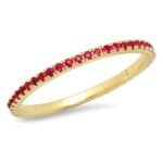 925 Silver Birthstone Eternity Band