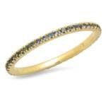 925 Silver Birthstone Eternity Band - Image 3