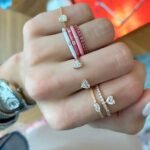 925 Silver Pave Floating Heart Ring - Image 2