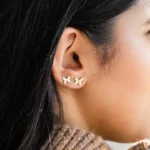 925 Silver Nugget Butterfly Stud - Image 2