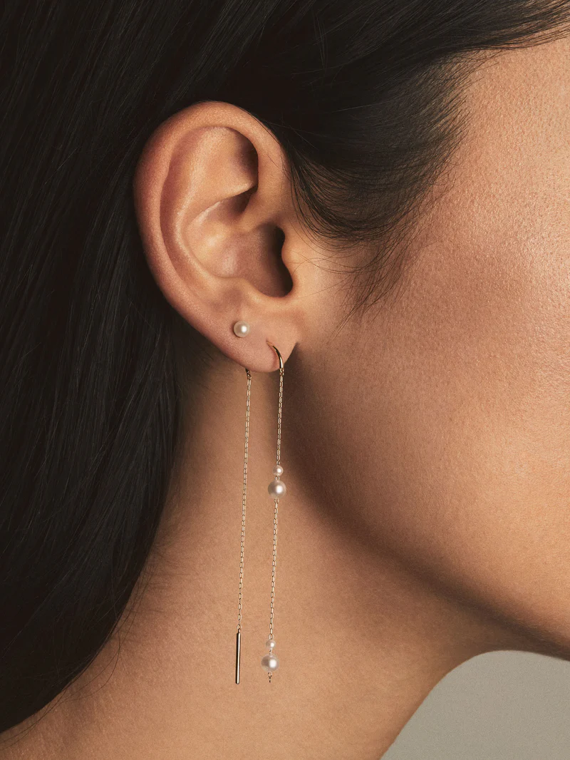 SBE170S_SBE322_800x.webp 925 Silver Double Pearl Long Threader Earrings - Image 1