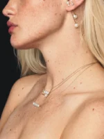 925 Silver Five Pearl Necklace