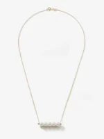 925 Silver Five Pearl Necklace - Image 2