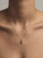 925 Silver Pearl And Diamond Neckalce