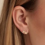 925 Silver Diamond Luck Stud - Image 2