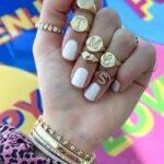 925 Silver Diamond Heart Signet Pinky Ring - Image 3