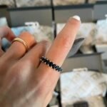 925 Silver Emerald Cut Full Eternity Ring - Image 3