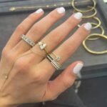 925 Silver Statement Half Band Pave Ring - Image 2