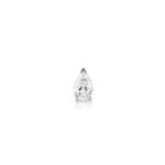 925 Silver 0.25Ct Floating Diamond Pear Shape Stud - Image 3