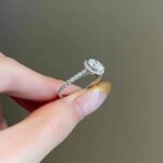 925 Silver 1.5CT Round Cut Diamond Engagement Ring - Image 5