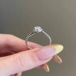 925 Silver 1.5CT Round Cut Diamond Engagement Ring - Image 2