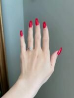 925 Silver 1.5 Carat Oval Cut Engagement Ring - Image 6