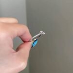 925 Silver 2Ct Round Cut Diamond Engagement Ring - Image 6