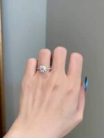 925 Silver 2.2Ct Cushion Cut Diamond Engagement Ring - Image 4