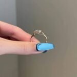 925 Silver 2.5Ct Bezel Set Round Cut Diamond Engagement Ring - Image 5