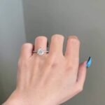 925 Silver 2.5Ct Pear Cut Diamond Engagement Ring - Image 5