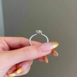 925 Silver 2.8 Carat Oval Cut Solitaire Engagement Ring - Image 4