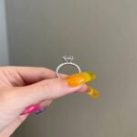 925 Silver 3CT Round Cut Diamond Engagement Ring - Image 5